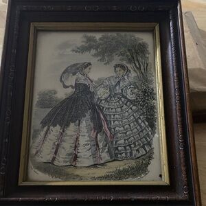 Vintage fashion plate